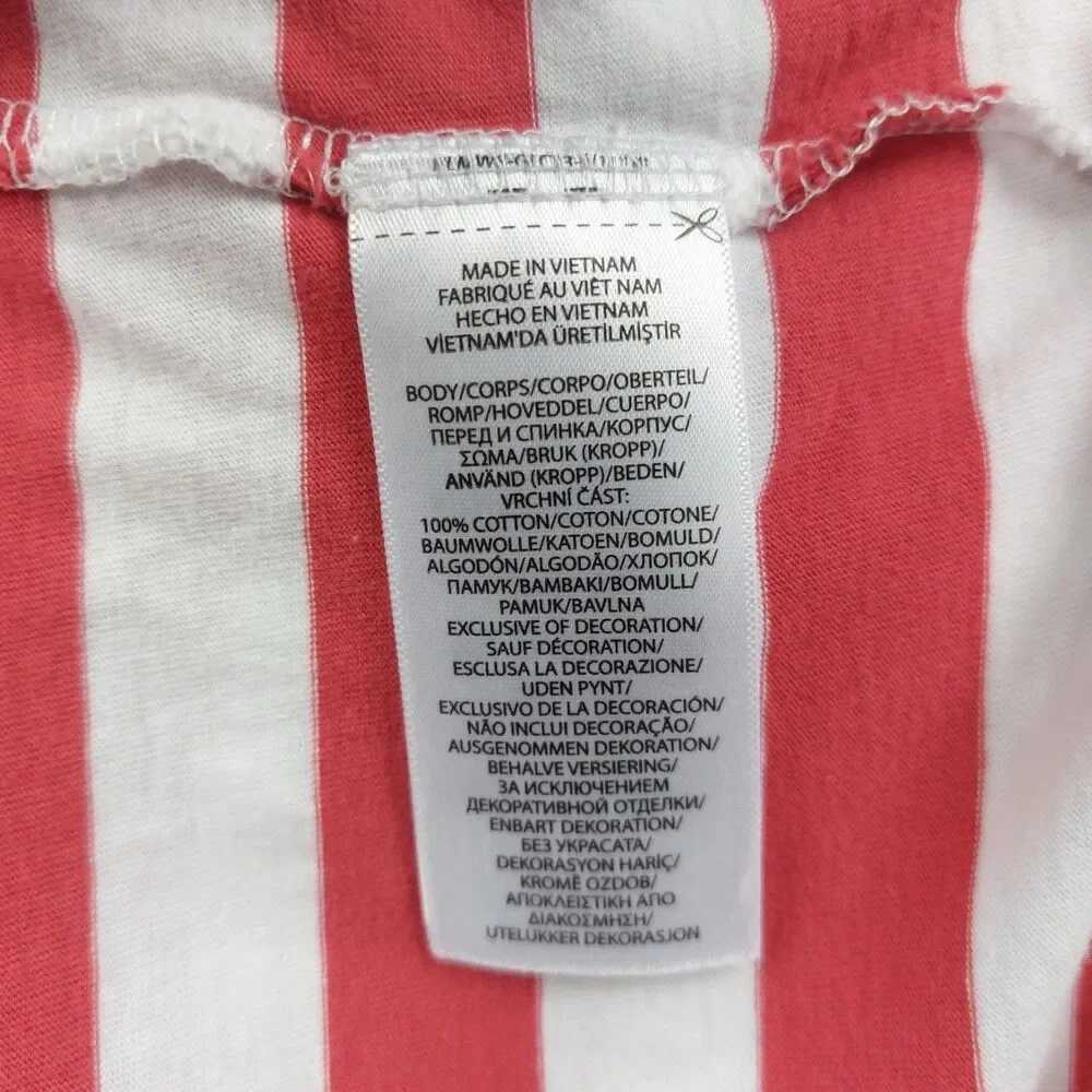 Polo Ralph Lauren Classic Fit Polo Shirt XXL Pink White Stripe Pony Logo Cotton